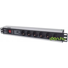 Intellinet 19" 1.5U Rackmount 6-Way Power Strip 713962 szerver