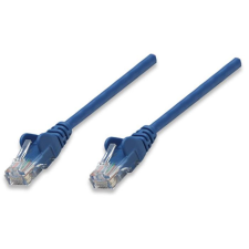 Intellinet 318129 UTP CAT5e Patch kábel 0.5m Kék kábel és adapter