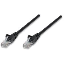 Intellinet 320764 UTP CAT5e Patch kábel 3m Fekete kábel és adapter