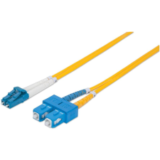 Intellinet 472050 száloptikás kábel 3 M LC SC OS2 Sárga (472050) kábel és adapter