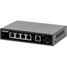 Intellinet 5-Port Gigabit PoE+ Switch 1SFP91W (561822) hub és switch