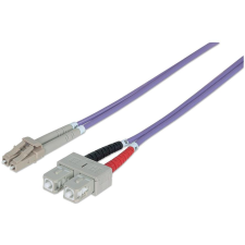 Intellinet 750929 száloptikás kábel 2 M LC SC OM4 Ibolya (750929) kábel és adapter