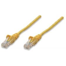 Intellinet UTP patch kábel, Cat5e, 1 m, INTELLINET, sárga kábel és adapter
