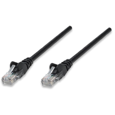 Intellinet UTP patch kábel, Cat5e, 7,5 m, INTELLINET, fekete kábel és adapter