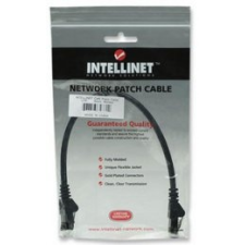 Intellinet UTP patch kábel, CAT6, 2m, fekete 342063 kábel és adapter