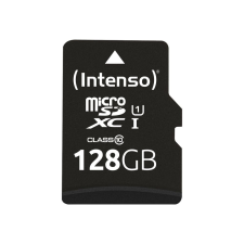 Intenso 3423491 microSDXC, 128 GB, Class 10, UHS-I Premium Memóriakártya (3423491) memóriakártya