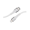 Intenso C315L USB-C apa - Lightning apa 2.0 Adat és töltőkábel - Fehér (1.5m)