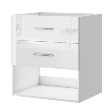 Intenso Fiókos fürdőszobaszekrény Intenso Verso-Max - 60 cm (magasfényű fehér) fürdőszoba bútor
