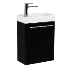 Intenso fürdőszoba alsószekrény - 40 cm (magasfényű fekete) fürdőszoba bútor