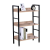 Intenso Home 3 szintes nyitott könyvespolc 60 x 93cm (Sonoma tölgy) | Univerzális tároló állvány fém lábakkal