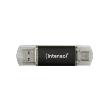 Intenso Twist Line USB-A / USB-C 3.2 Pendrive - Fekete pendrive