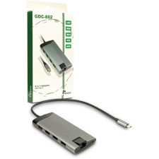 Inter-Tech Dockingstation Argus GDC-802 USB-C 1xHDMI Mobile (88885551) laptop kellék
