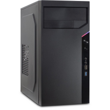 Inter-Tech IT-6505 Reto Számítógépház - Fekete számítógép ház