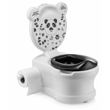  Interaktív bili fehér, panda motívummal gyerekeknek, kivehető betéttel bili