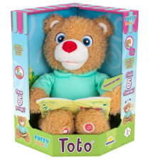  Interaktív plüssjáték Toto a Medve mesél és énekel, Puffy Friends, 30 cm plüssfigura