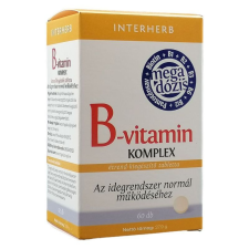 Interherb B-vitamin Komplex tabletta 60db vitamin és táplálékkiegészítő
