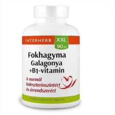 Interherb Fokhagyma galagonya +B1 vitamin, 90 db XXL vitamin és táplálékkiegészítő