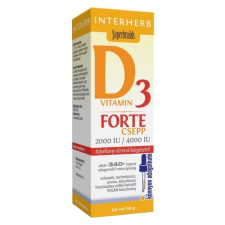 Interherb Interherb D3-vitamin Forte cseppek 20ml vitamin és táplálékkiegészítő