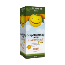 Interherb Kft. Interherb Kids Grapefruitmag csepp C-vitaminnal 20ml vitamin és táplálékkiegészítő