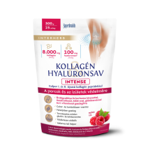  Interherb kollagén és hyaluronsav porcépítő italpor intense málna ízű 300 g gyógyhatású készítmény