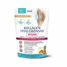  Interherb Kollagén & Hyaluronsav INTENSE italpor ananász-őszibarack ízű 300 g 25 adag vitamin és táplálékkiegészítő