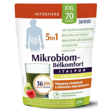 Interherb Mikrobiom-Bélkomfort 5in1 italpor - alma, körte 210g vitamin és táplálékkiegészítő