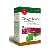 Interherb napi1 ginkgo biloba extraktum 80mg kapszula 30 db gyógyhatású készítmény