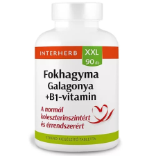 INTERHERB XXL FOKHAGYMA+GALAGONYA+B1 TABLETTA 90X vitamin és táplálékkiegészítő