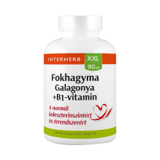  Interherb XXL Galagonya Fokhagyma Galagonya B1 tabletta 90x vitamin és táplálékkiegészítő