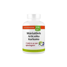  Interherb XXL MÁRIATÖVIS &#038; ARTICSÓKA &#038; KURKUMA tabletta 90db vitamin és táplálékkiegészítő