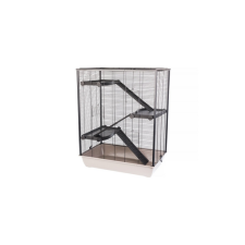 ,InterZoo, INTERZOO Diego + PL Ketrec rágcsálók számára 78 cm mokka ketrec, szállítóbox rágcsálóknak