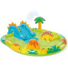 Intex 191x152x58cm felfújható Medence (57166NP) - Dínó #zöld-kék medence