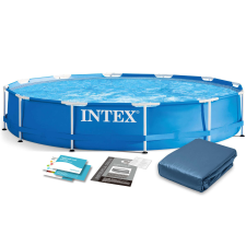 Intex 366 x 76 cm keretes kerti medencekészlet 6in1 intex 28210 medence