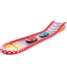 Intex 561x119x76cm Racing Fun felfújható Csúszda (57167NP) #piros strandjáték