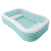 Intex Családi medence, Intex Swim Center Family Lounge, 264 × 165 × 56 cm, kék, 780 literes, felfújható, beépített ülésekkel (58497)