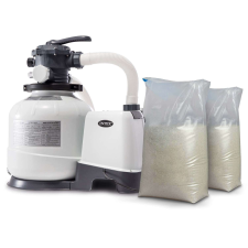Intex Homokszűrő szivattyú 10500 l/h intex 26648 + 50 kg homok medence kiegészítő