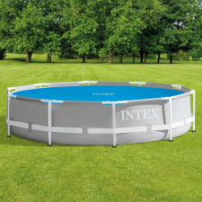 Intex kék polietilén napelemes medencetakaró 305 cm medence kiegészítő