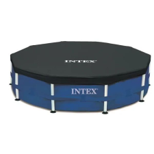Intex : Kerek medencetakaró fémvázas medencéhez - 457 cm medence kiegészítő