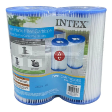  INTEX &quot;A&quot; tipusú szűrő patron 2db (29002) medence kiegészítő