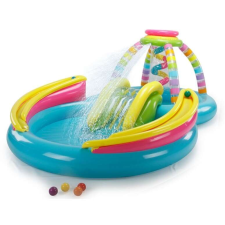 Intex Szivárvány Felfújható gyerek medence - 295 x 191 x 109 cm (56137) medence