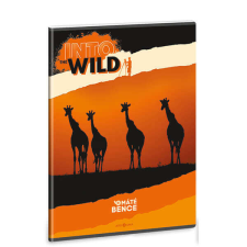 Into Wild állatos kockás füzet - A4 - Máté Bence képével - zsiráfos füzet