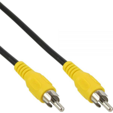 Intos InLine 89937 kompozit videó kábel 2 M RCA Fekete (89937) kábel és adapter