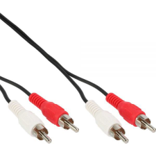 Intos InLine 89938 audio kábel 5 M 2 x RCA Fekete (89938) kábel és adapter