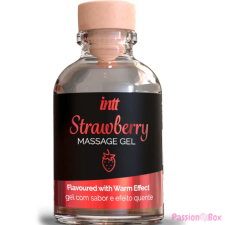 Intt Strawberry - stimuláló, melegítős masszázs gél (30 ml) masszázskrémek, masszázsolajok