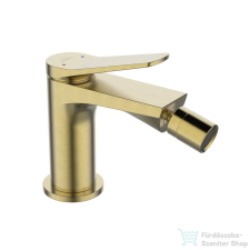 Invena ALONIA bidé csaptelep click-clack leeresztővel, szálcsiszolt arany BB-70-009-V csaptelep
