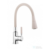 Invena HULA 2 funkciós mosogató csaptelep flexibilis kifolyócsővel,bézs/króm BZ-85-L03-L
