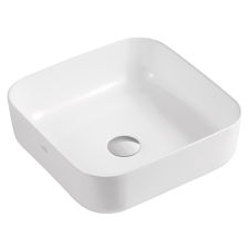 Invena Malaga mosdótál 39x39 cm négyzet fehér CE-39-001 fürdőkellék