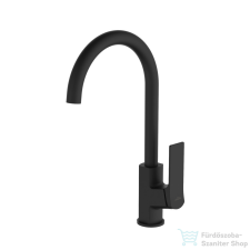 Invena NERI BLACK mosogató csaptelep,matt fekete BZ-01-004-L csaptelep