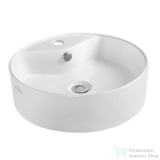 Invena RONDI 47 cm-es pultra ültethető mosdó,fehér CE-21-001-W szaniter