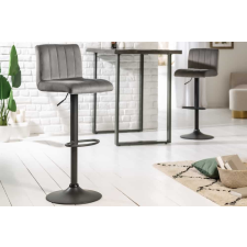 INVICTA Bárszék Pretty szürke bársony / 109 cm bútor